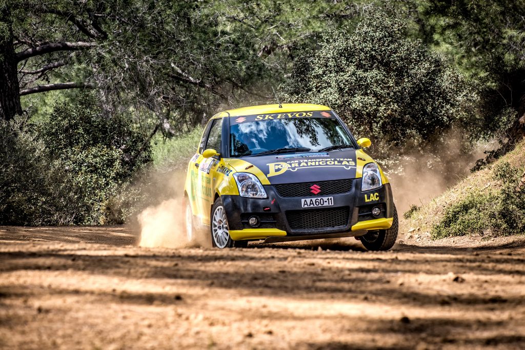 39th Venus Rally in Panagia Forest. Paphos District, Cyprus. March 27, 2016